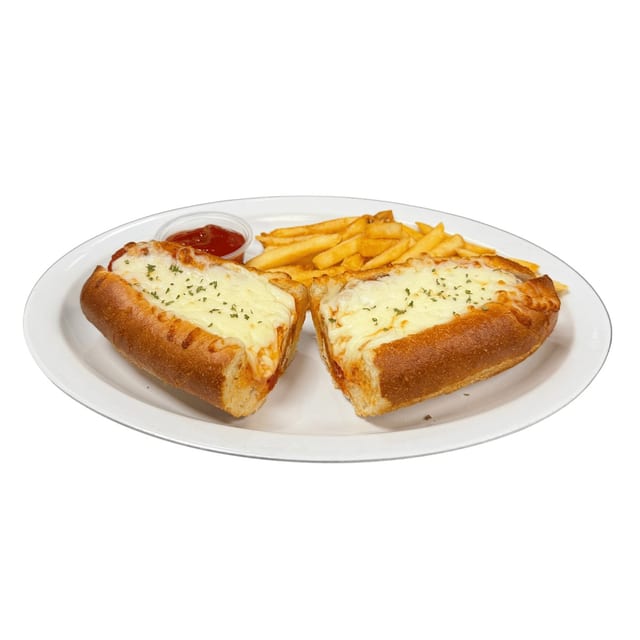 Meatball Parmigiana Sandwich.