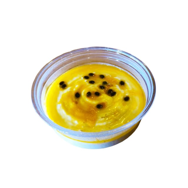 Passion Fruit Mousse.